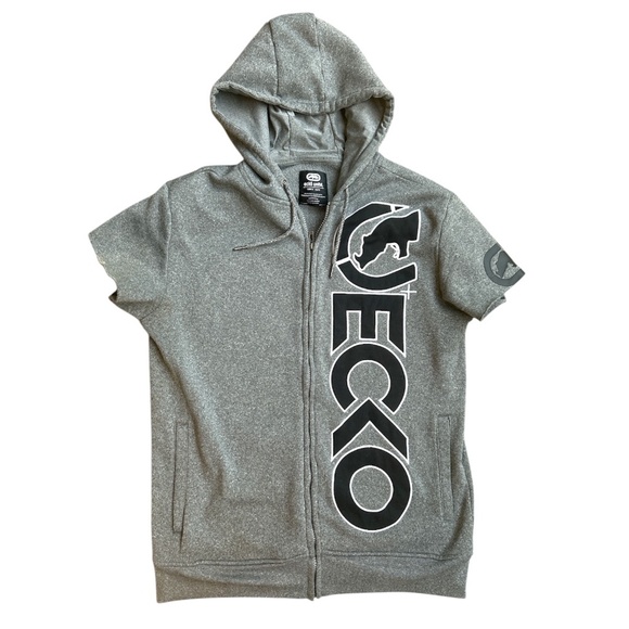 Men’s Echo Unlimited Hoodie Cut Off Zip Up Size M - Picture 1 of 3